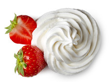 Whipped Cream And Strawberries