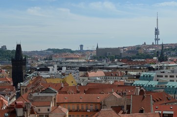 The landscape of Prague