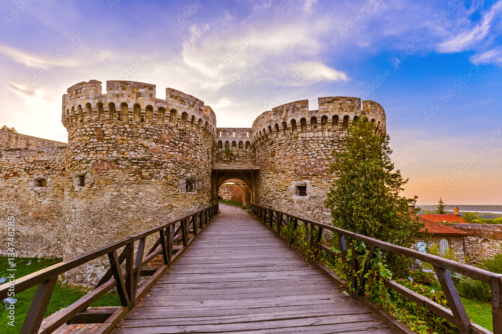 Obraz na płótnie Kalemegdan fortress Beograd - Serbia w salonie