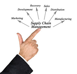 Canvas Print - Supply Chain Management