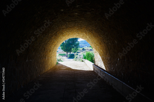 Plakat Światło w tunelu