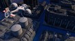 Futuristic City On A Faraway Planet 3D Rendering