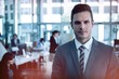 © vectorfusionart - Businessman standing in office