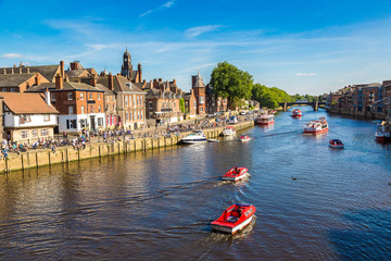 Wall Mural - River Ouse in York, England, United Kingdom