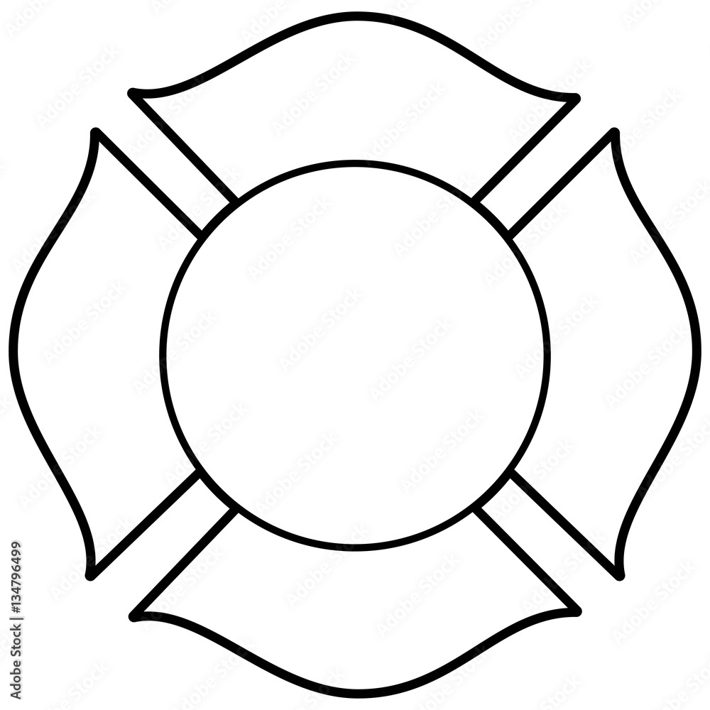 Firefighter Maltese Cross Stock Vector | Adobe Stock firefighter-maltese-cross-stock-vector-adobe-stock