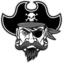 Pirate Mascot Illustration
