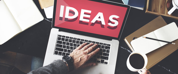 Wall Mural - ideas thinking creative mission thoughts concept