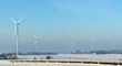 © Yevgen Belich - Wind power plant in winter time. Lithuania.