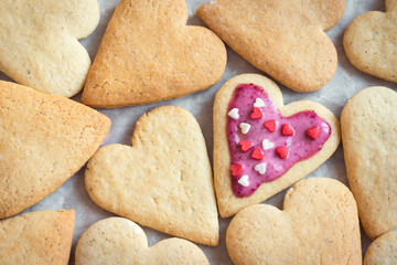 Canvas Print - cookies for Valentine's day