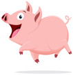 Cute pig cartoon 