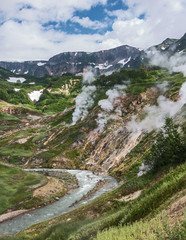 Wall Mural - Valley of Geysers, Kamchatka, Russia