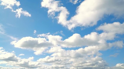 Wall Mural - the clear sky with a cloud