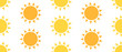 © Studio Barcelona - Sun seamless pattern