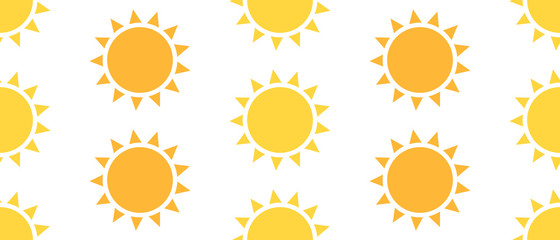 Wall Mural - sun seamless pattern