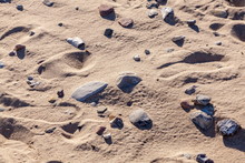 Sand Und Steine Am Strand