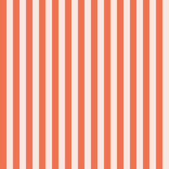 Poster - Striped seamless pattern. Stamp for fabric. Red bed linen, gift wrapping paper, sleepwear, pillow, shirt, apparel and other textile products. Vector illustration