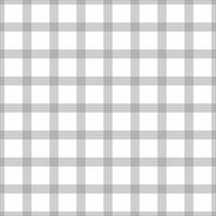 Poster - Seamless tartan pattern. Grey kilt fabric texture. Abstract vertical and horizontal lines. Vector illustration