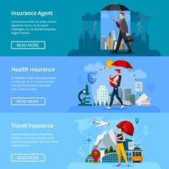 Poster - Insurance Banners Set