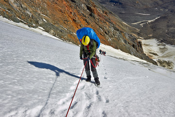 Wall Mural - Mountain climbers