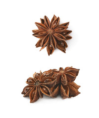 Wall Mural - Chinese star anise seed isolated