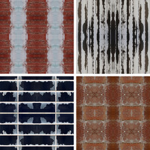 Four Textured Seamless Patterns