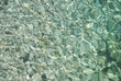 Water. Seawater can see the pebbles on the bottom. Black Sea.