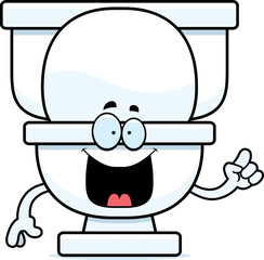 Sticker - Cartoon Toilet Idea