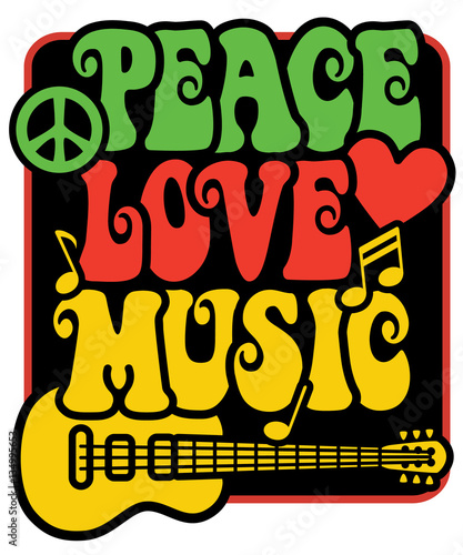 Plakaty Reggae  rasta-pokoj-milosc-muzyka