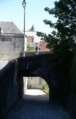 Poster - Brücke in Loches, Frankreich