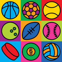 Sports Ball Icons