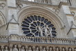 Rozeta Katedry Notre Dame w Paryżu/A rose window of Notre Dame Cathedral in Paris, France