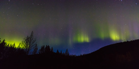 august 30, 2016 - aurora borealis or northern lights illuminate the night sky from kantishna, alaska