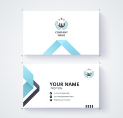 Business card template commercial design.