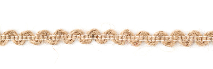 Wall Mural - Line of a linen rope string