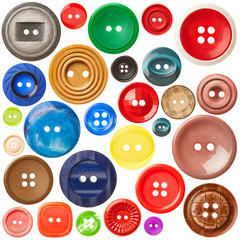Set of sewing buttons