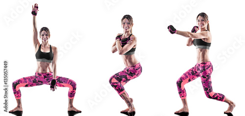 jedna-kaukaski-kobieta-cwiczenia-fitness-boks-pilates-piloxing-cwiczenia-w-studio-na-bialym-tle
