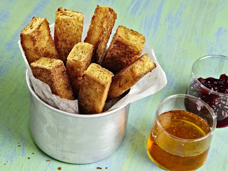 Sticker - rustic golden french toast stick