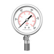 Pressure Gauge Manometer. 3d Rendering