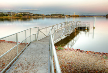 Lake Burley Griffin in Canberra, Australian Capitol Territory. Australia.