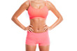 © Drobot Dean - Female sexy body in sportswear standing with hands on hips
