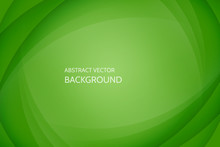 Vector Abstract Green Background
