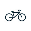 bicycle icon on white background
