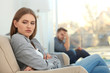 © Africa Studio - Young sad woman after quarrel with boyfriend at home