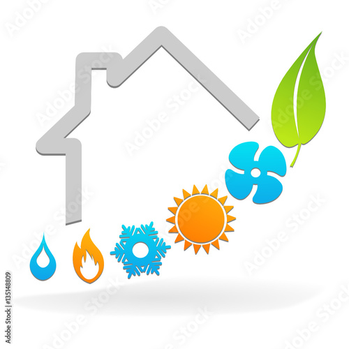 Logo Plombier Climatisation Chauffage Stock Vector Adobe Stock Logo Plombier Climatisation Chauffage Stock Vector Adobe Stock