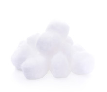 Cotton Balls White On White Background