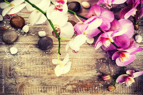 spa-setting-with-orchid-flowers-and-massage-stones-wellness