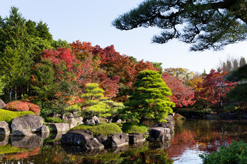 Canvas Print - Traditional Kokoen Garden in Japan