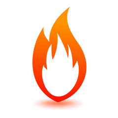 Fototapete - logo feu