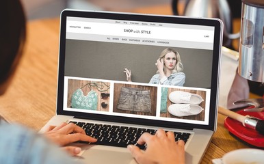 composite image of website homepage