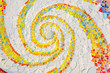 colorful mosaic art background